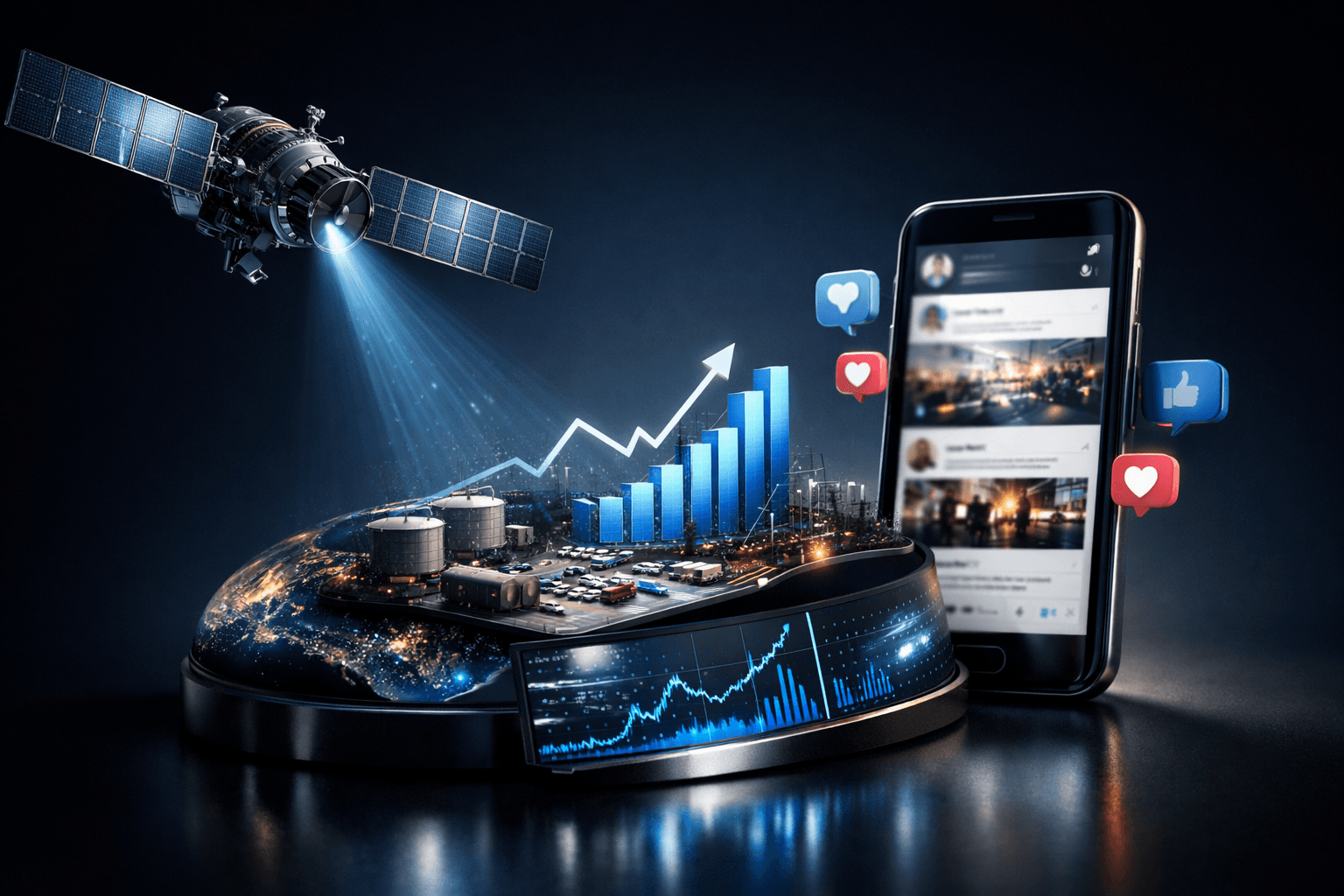 Alternative Data Goldmine: Satellite and Social Media for Stock Insights