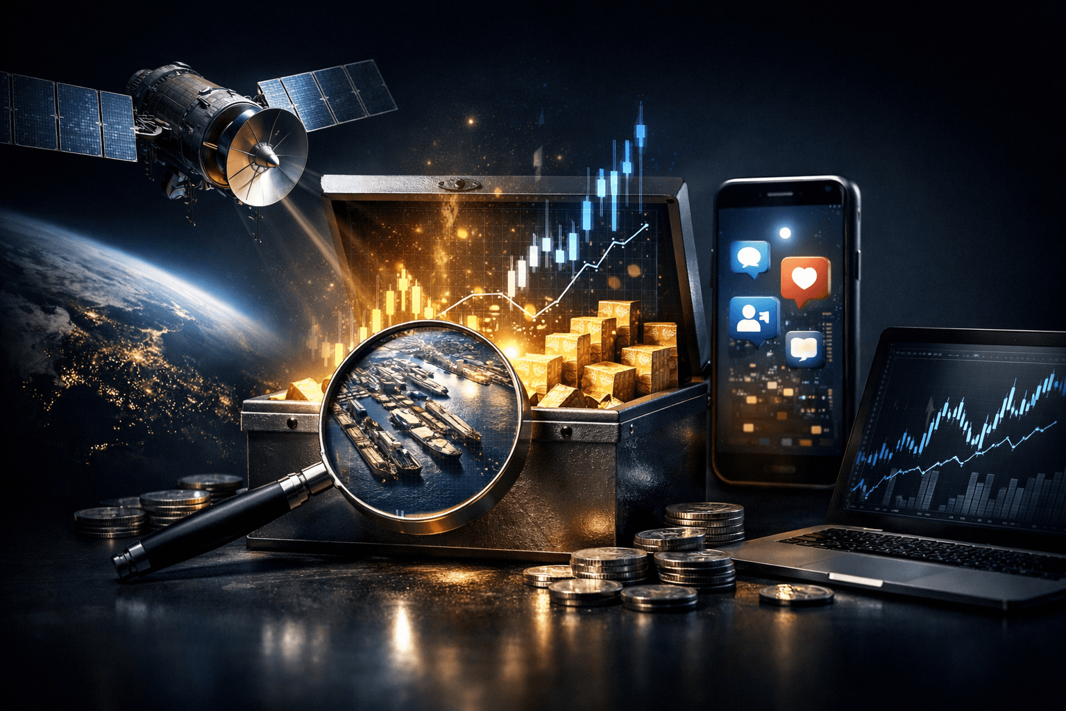 Alternative Data Goldmine: Satellite and Social Media for Stock Insights