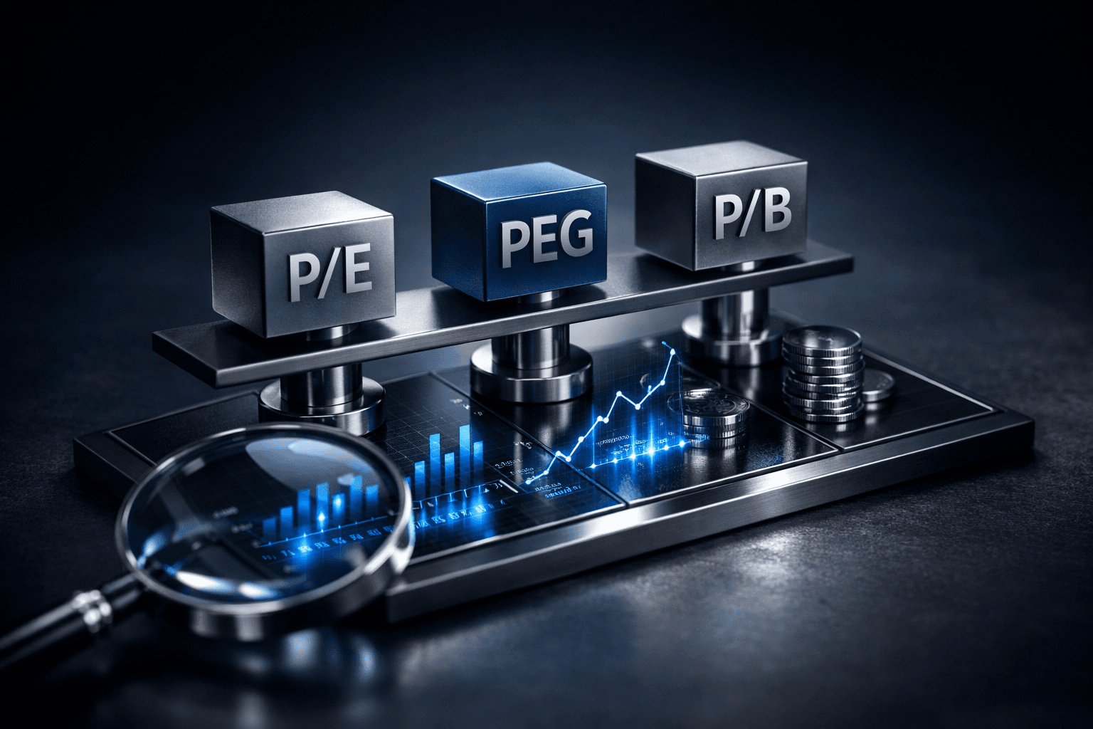Beginner's Guide to Stock Valuation: P/E, PEG, P/B