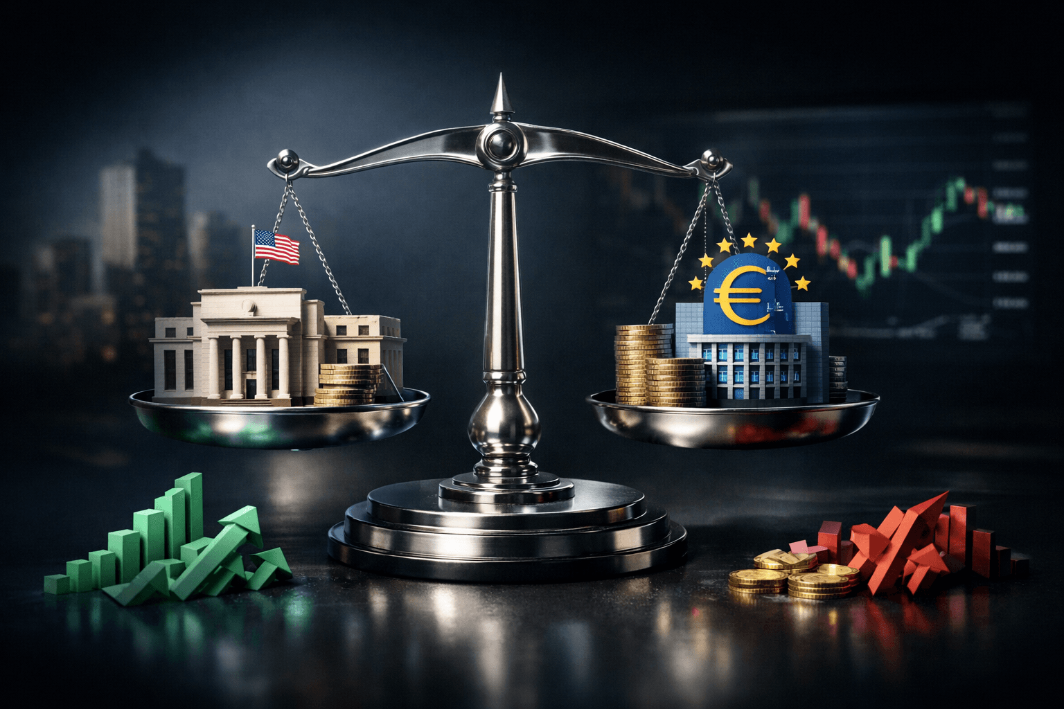 Central Bank Policy and Stocks: How Fed and ECB Moves Affect Equities