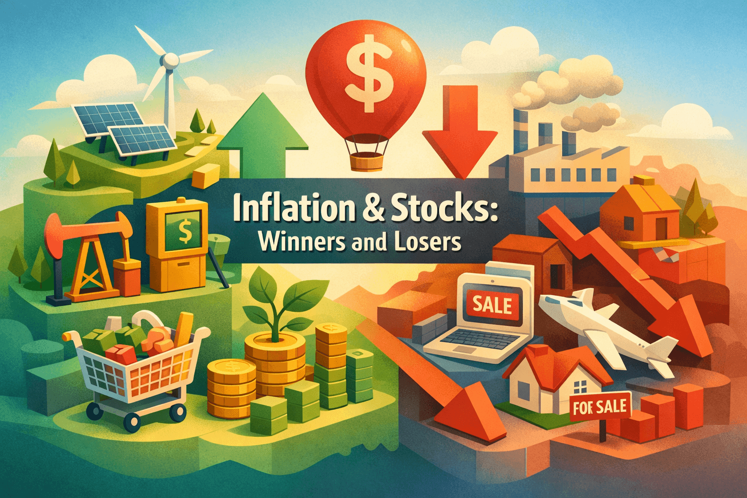 Inflation and Stocks: Which Sectors Win and Lose When Prices Rise