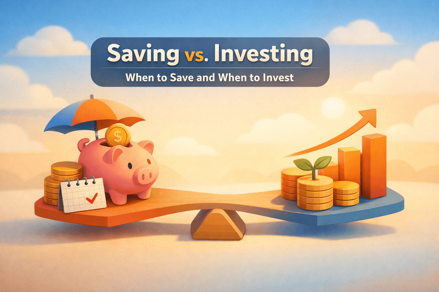 Saving vs Investing: When to Save and When to Invest