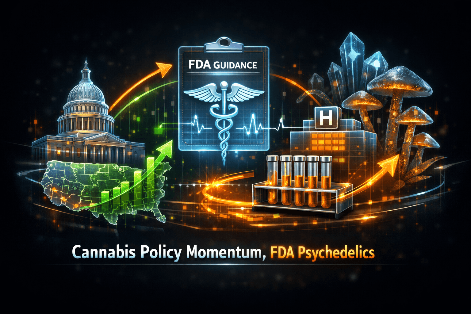 Cannabis Policy Momentum, FDA Psychedelics - Jul 14
