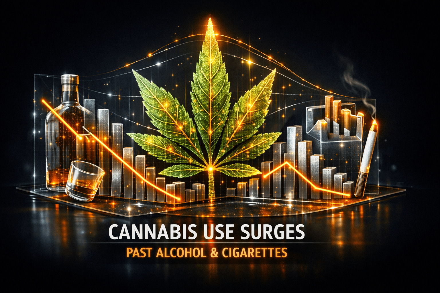 Cannabis Usage Tops Alcohol and Cigarettes - Jul 29