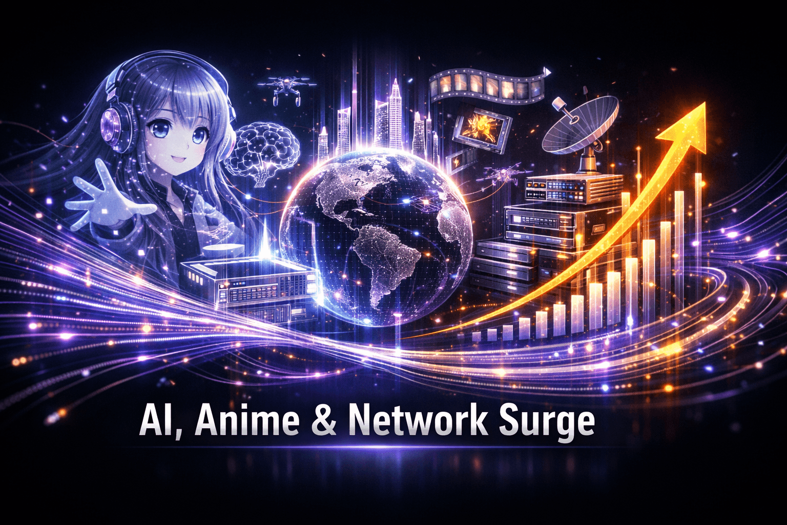 Communications & Media: AI, Anime & Network Spend - Jun 13