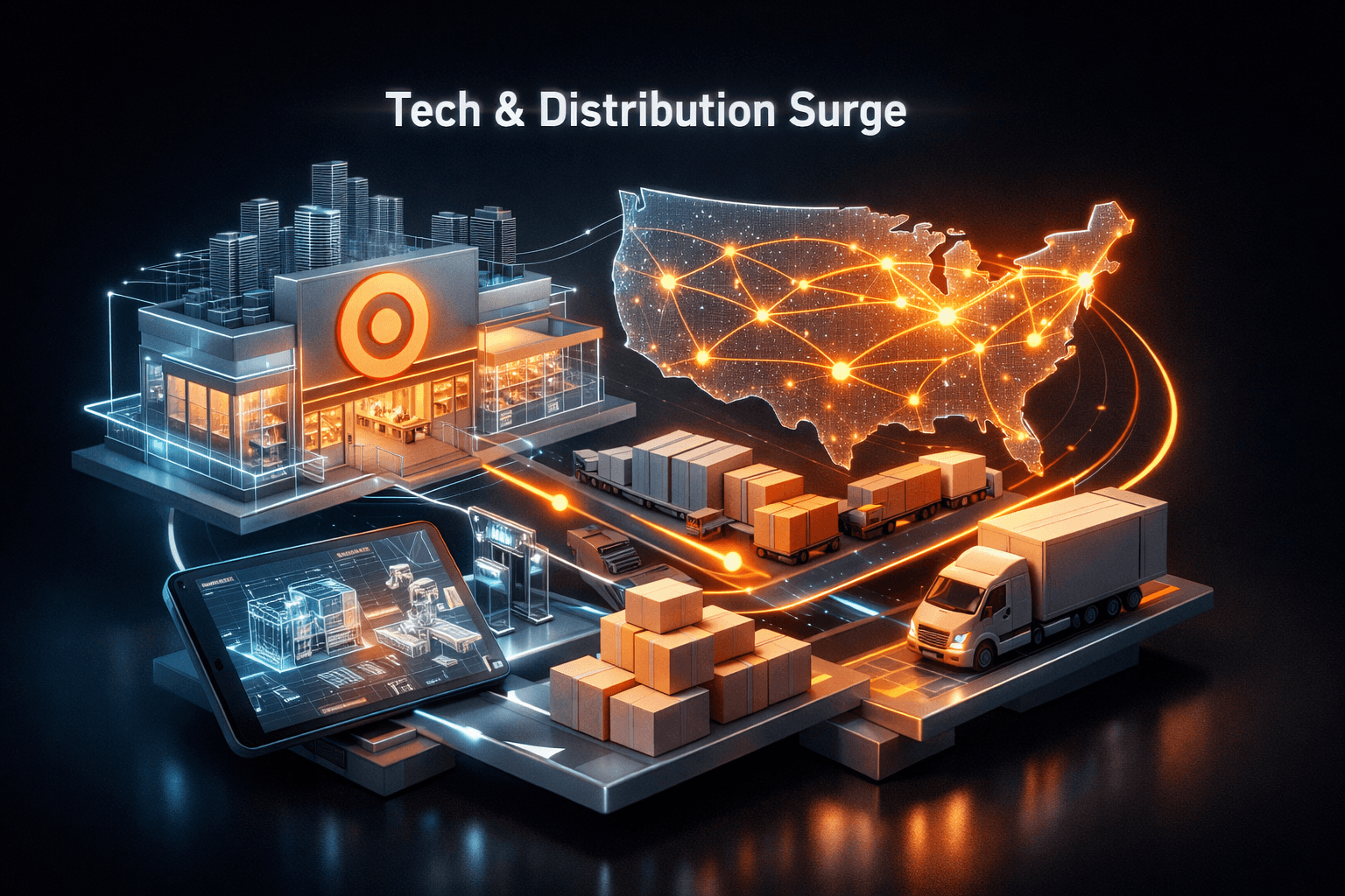 Consumer & Retail Gains on Tech and Distribution - Aug 14