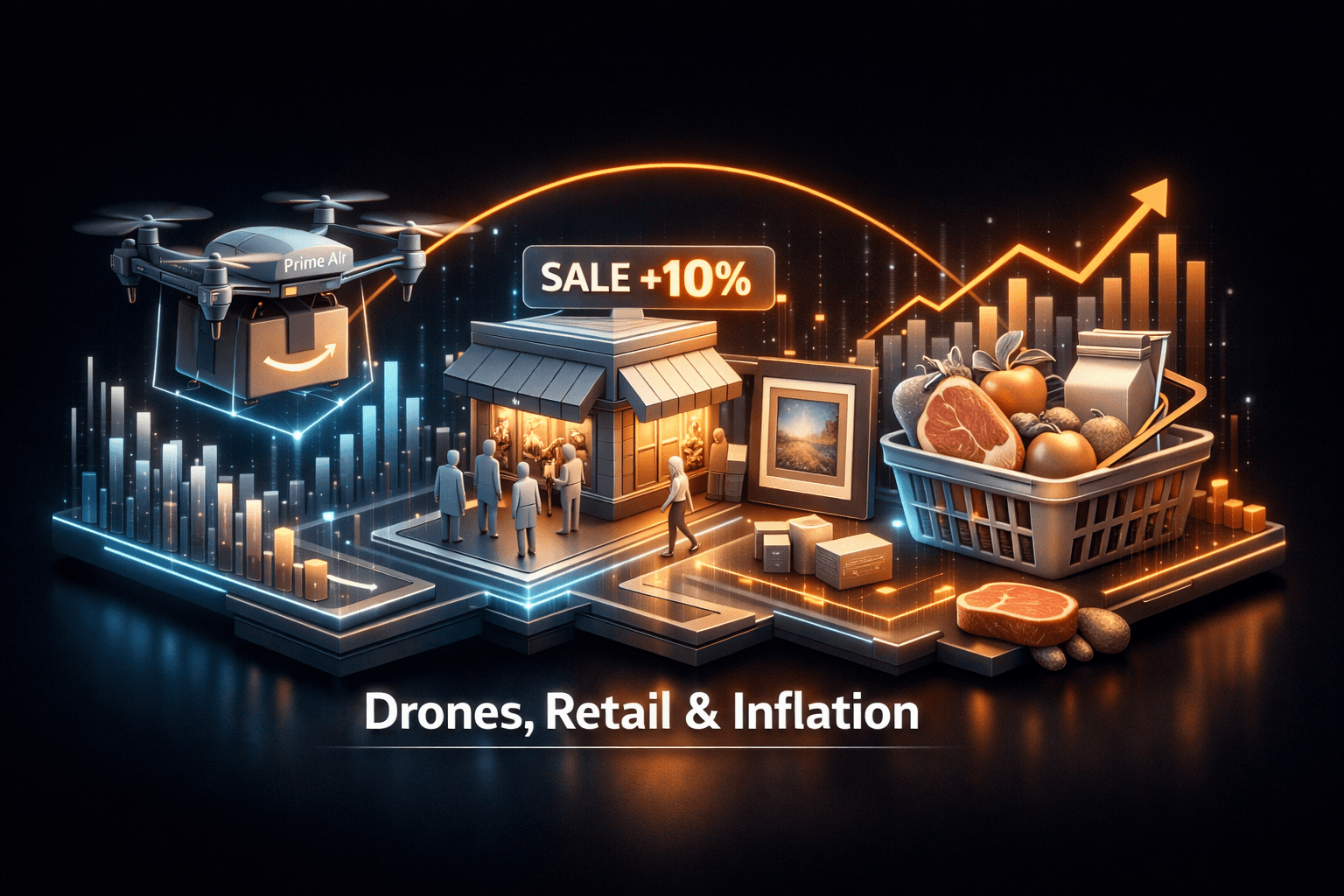 Consumer & Retail: Drones, Omnichannel, Foot Traffic - Aug 23