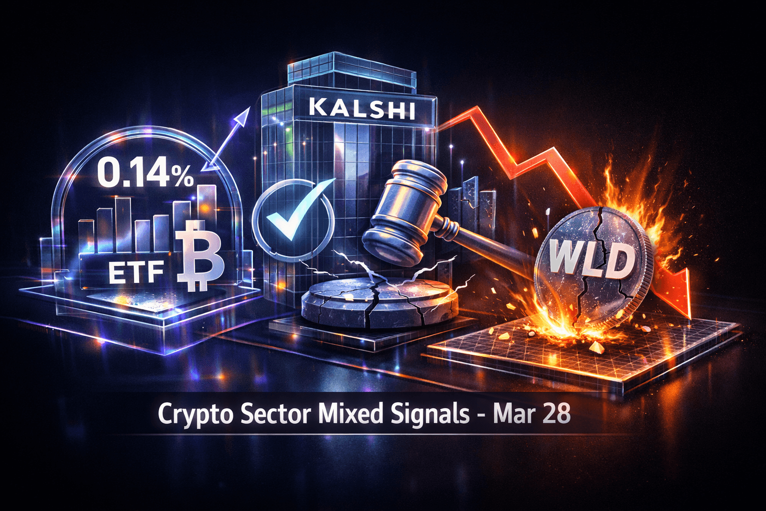 Crypto Sector Mixed Signals - Mar 28