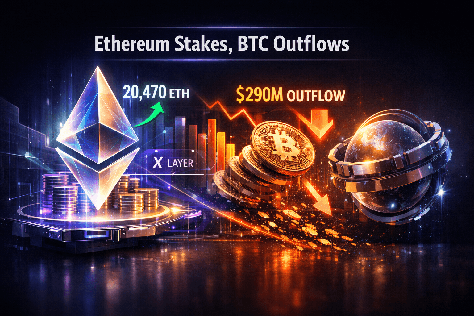 Cryptocurrency: Ethereum Stakes, BTC Outflows - Mar 30
