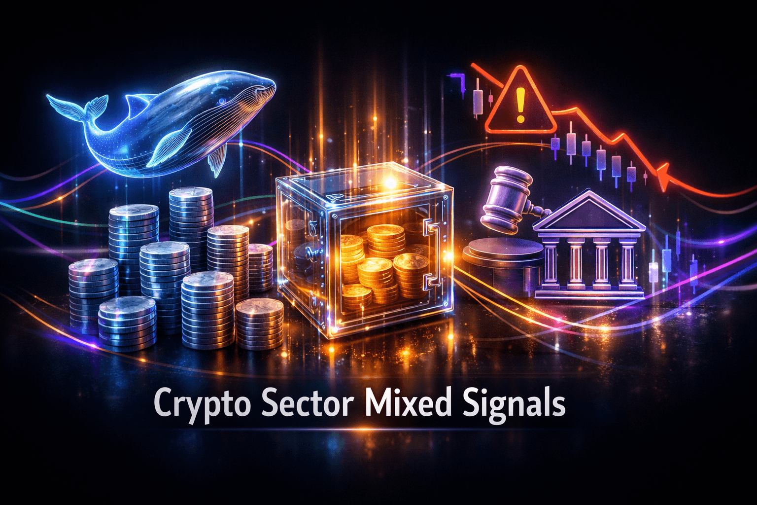 Crypto Sector Mixed Signals - Apr 27 Wrap