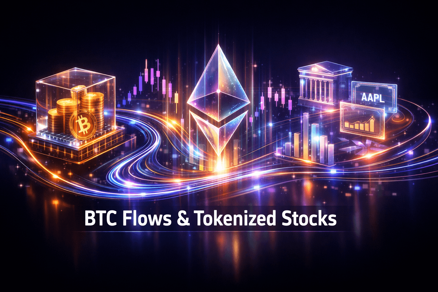 Cryptocurrency: BTC Flows & Tokenized Stocks - Apr 28