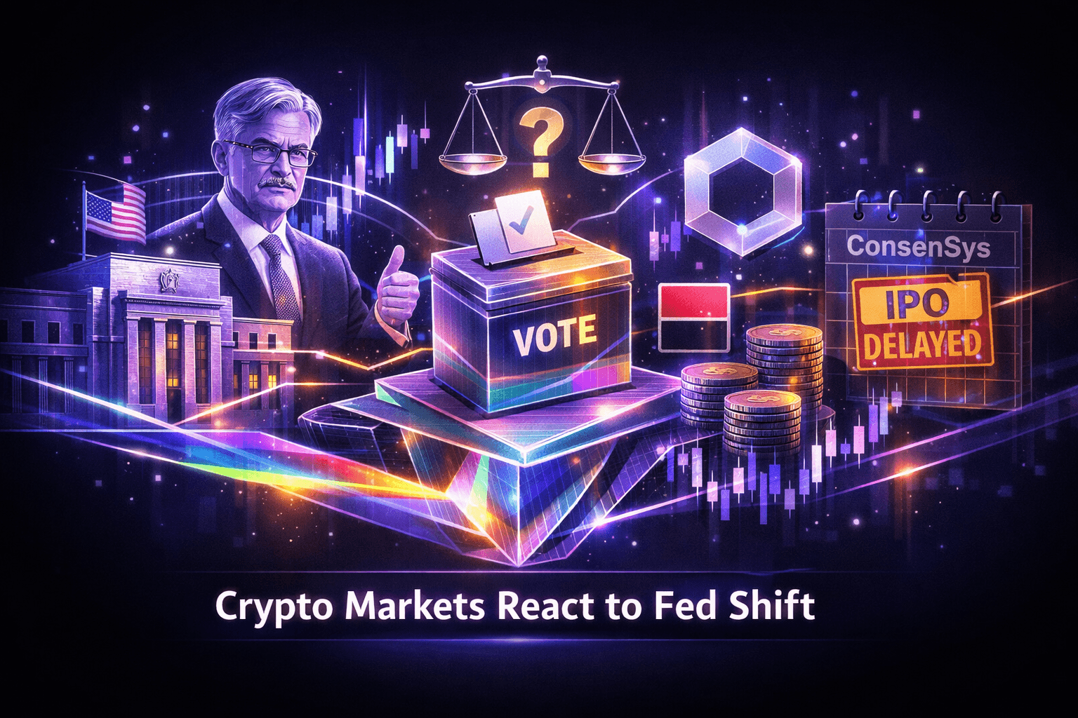 Cryptocurrency Reacts to Fed Shift and Clarity Vote - May 13