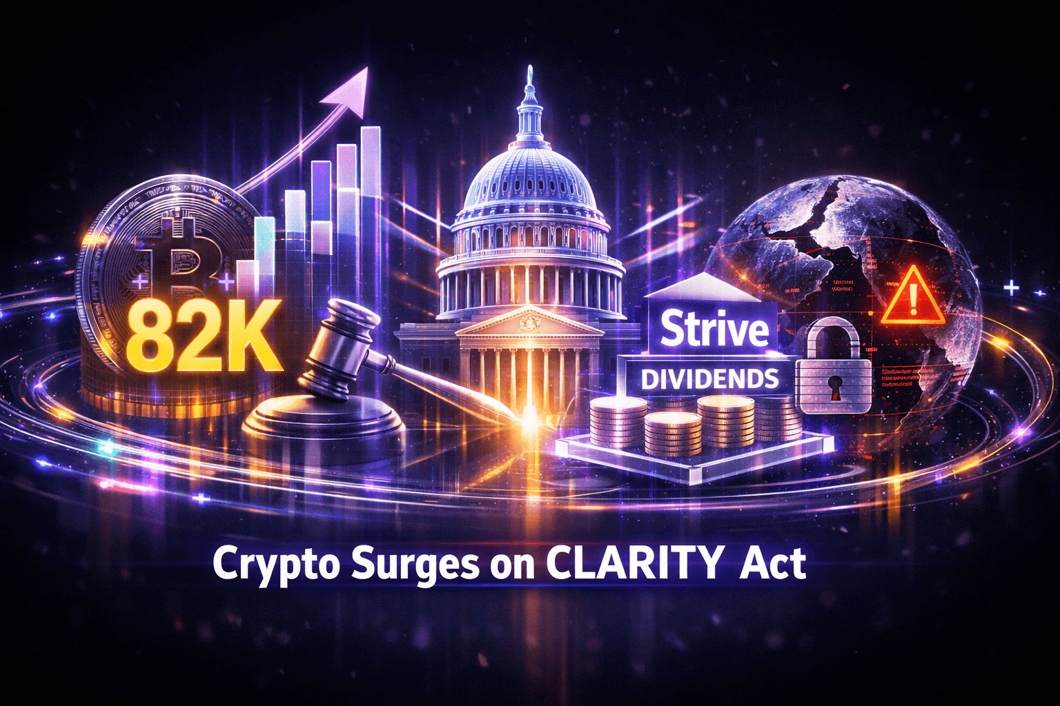 Cryptocurrency Rally on Clarity Bill, Strive News - May 14