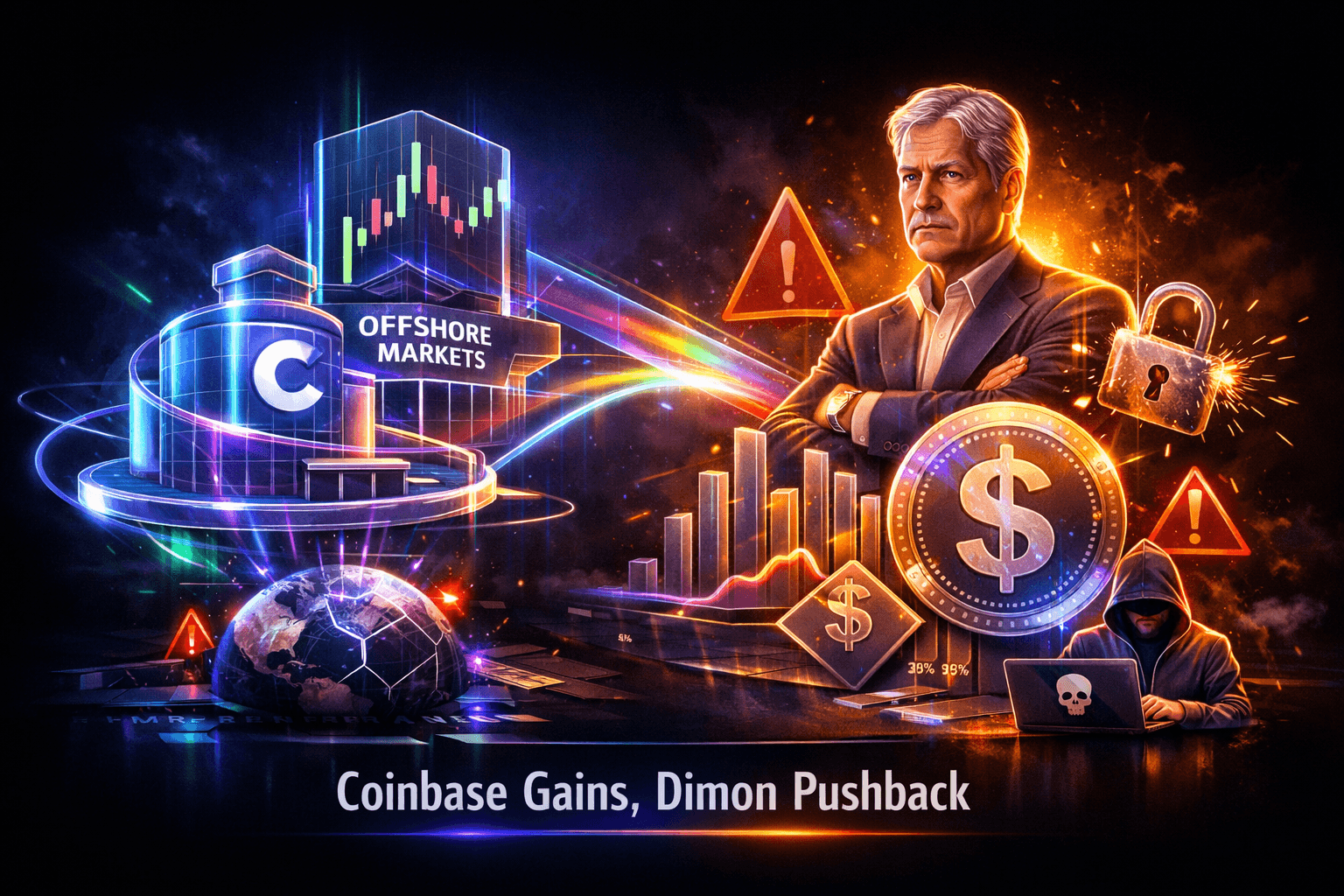 Cryptocurrency: Coinbase Gains, Dimon Pushback - May 29