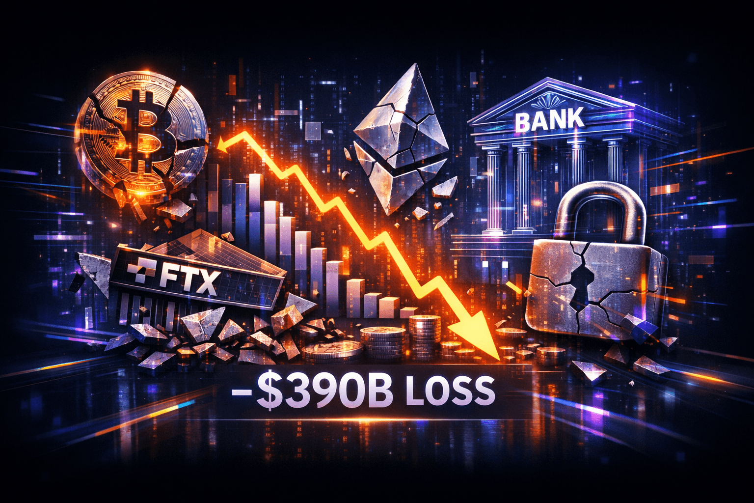 Cryptocurrency Sell-Off Tops $390B Loss - Jun 6