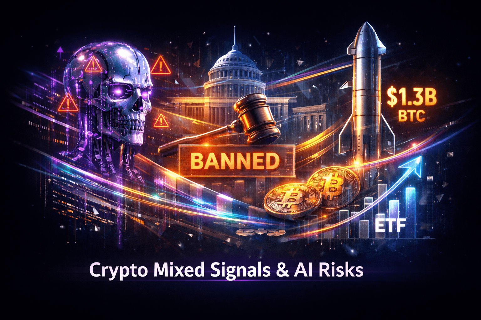 Crypto Mixed Signals and AI Risks - Jun 13 Wrap