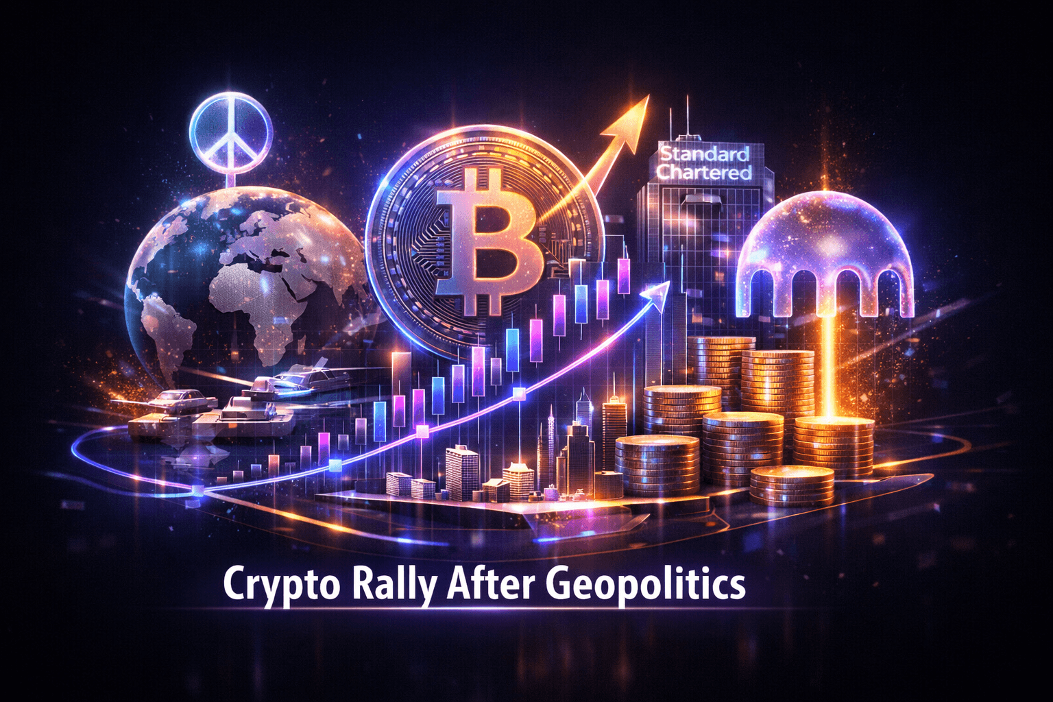 Cryptocurrency Rally After Geopolitics, Buys - Jun 15