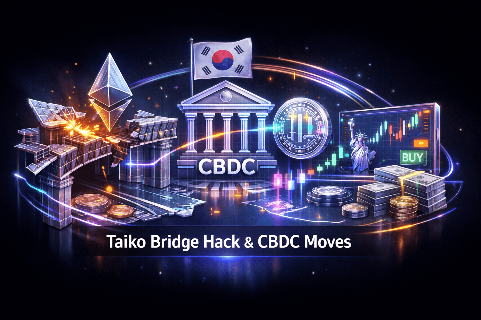 Cryptocurrency: Taiko Halt, CBDC Push - Jun 22