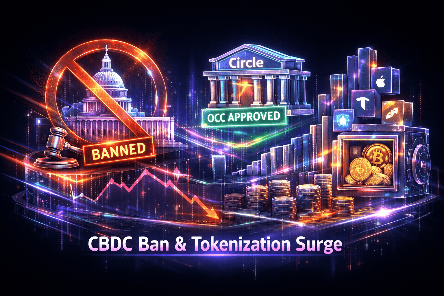 Cryptocurrency: CBDC Ban and Tokenization Surge - Jul 10