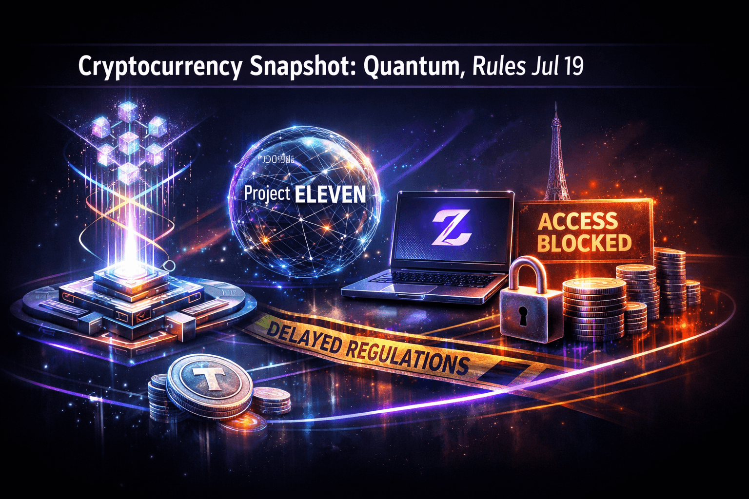 Cryptocurrency Snapshot: Quantum, Rules Jul 19