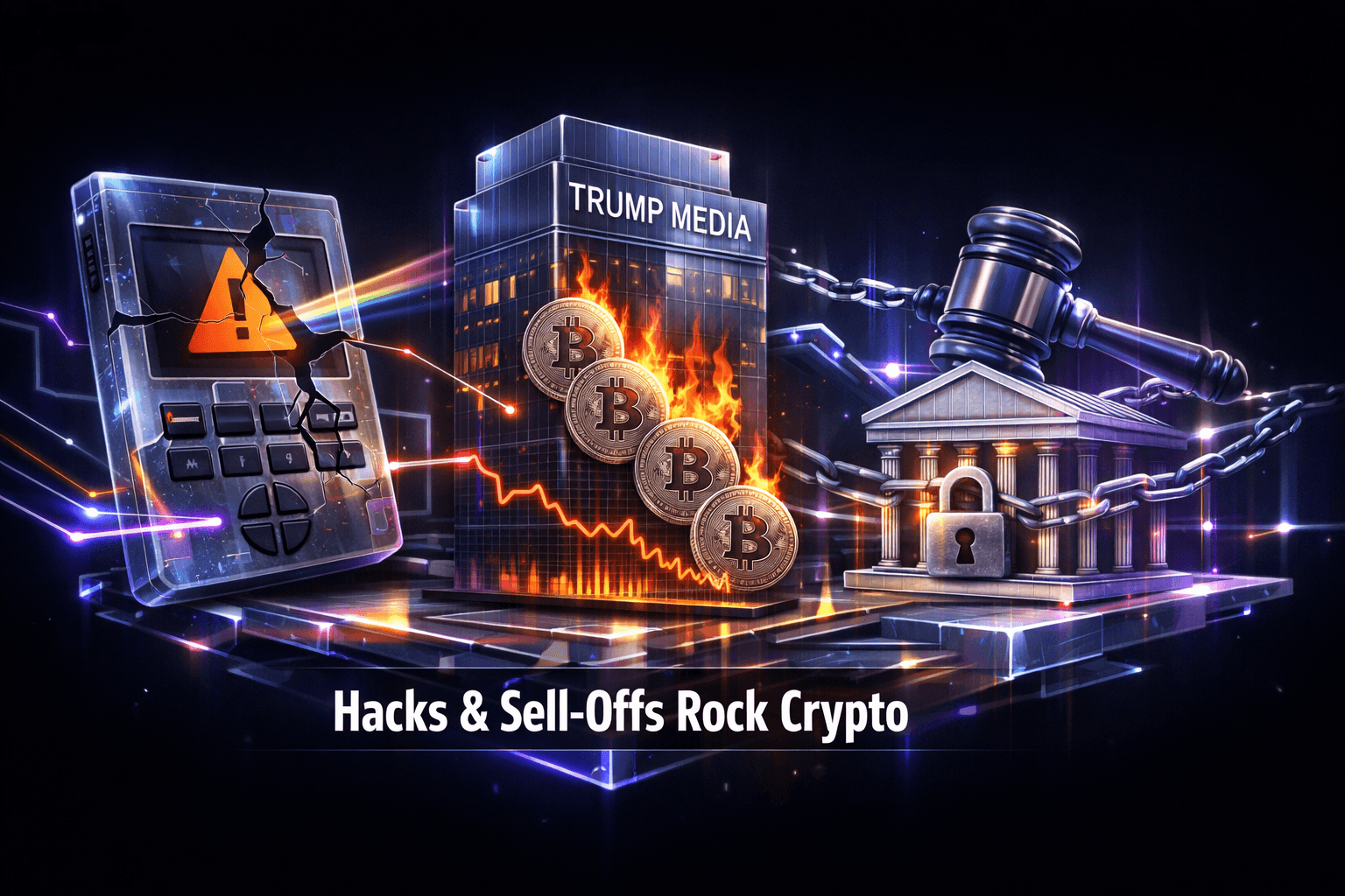 Crypto Sector Faces Hacks and Sell-Offs - Aug 2