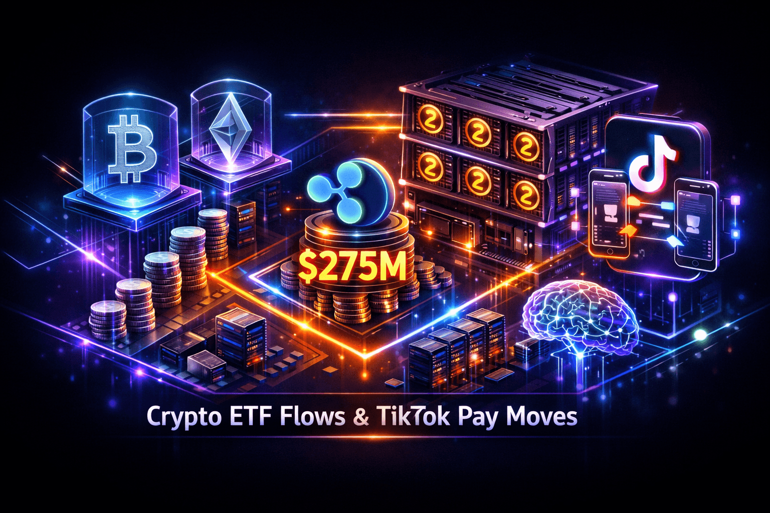 Cryptocurrency: ETF Flows, TikTok Pay Hints - Aug 19