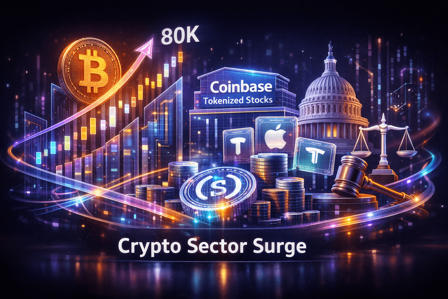 Crypto Sector Momentum as BTC Nears $80K - Aug 24