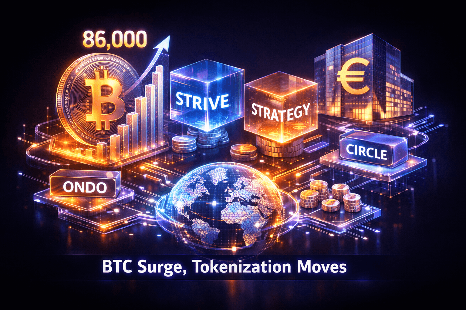 Cryptocurrency: BTC Surge, Tokenization Moves - Sep 21