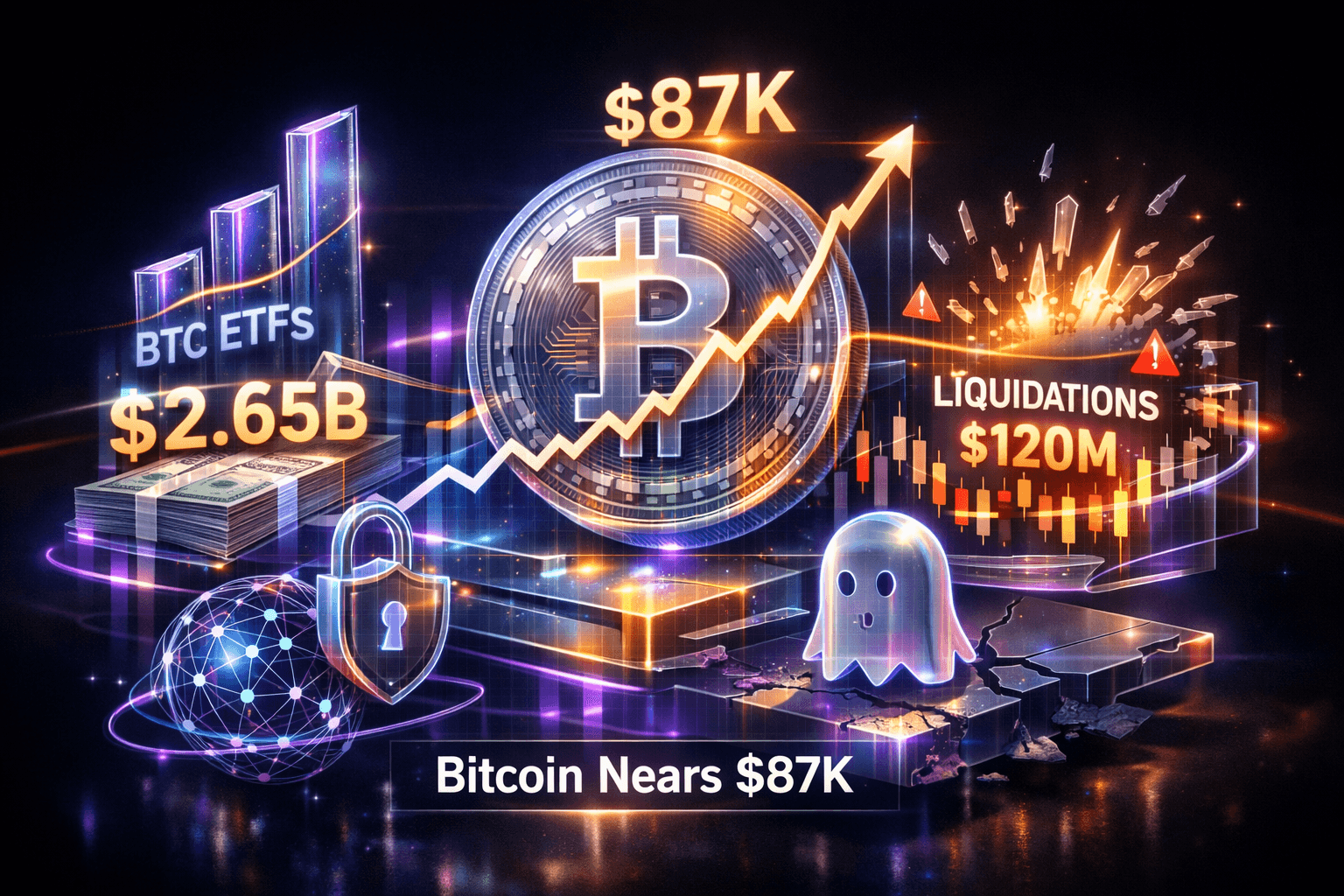 Cryptocurrency Rally as Bitcoin Nears $87K - Oct 2