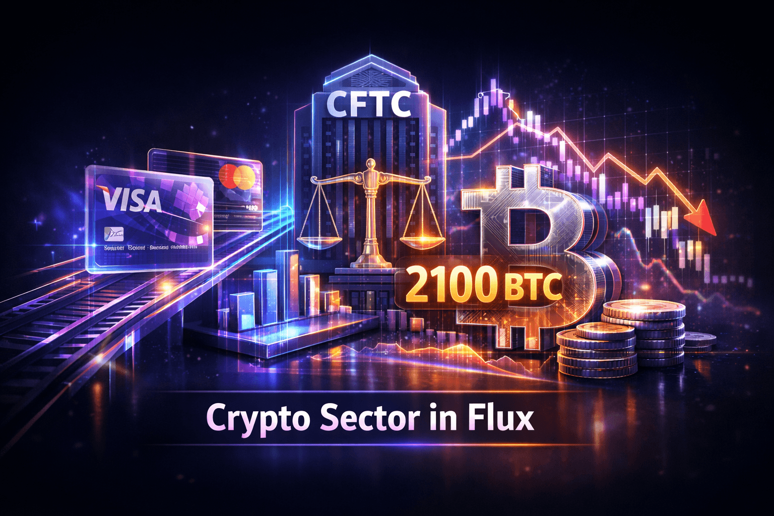 Crypto Sector: Visa, CFTC, BTC Moves - Oct 19