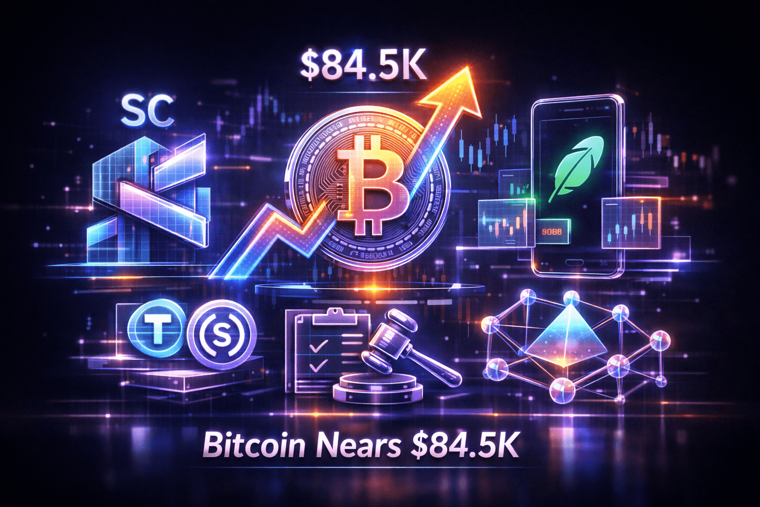 Cryptocurrency Rally as BTC Nears $84.5k - Oct 21