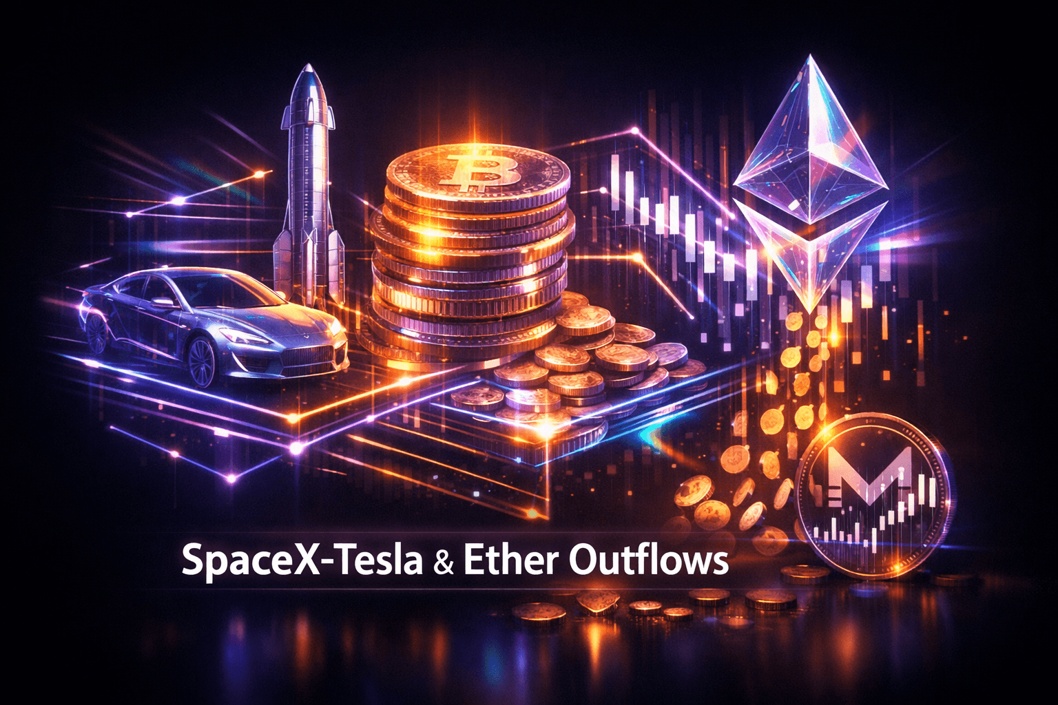 Cryptocurrency: SpaceX-Tesla Talks, Ether Outflows - Oct 21