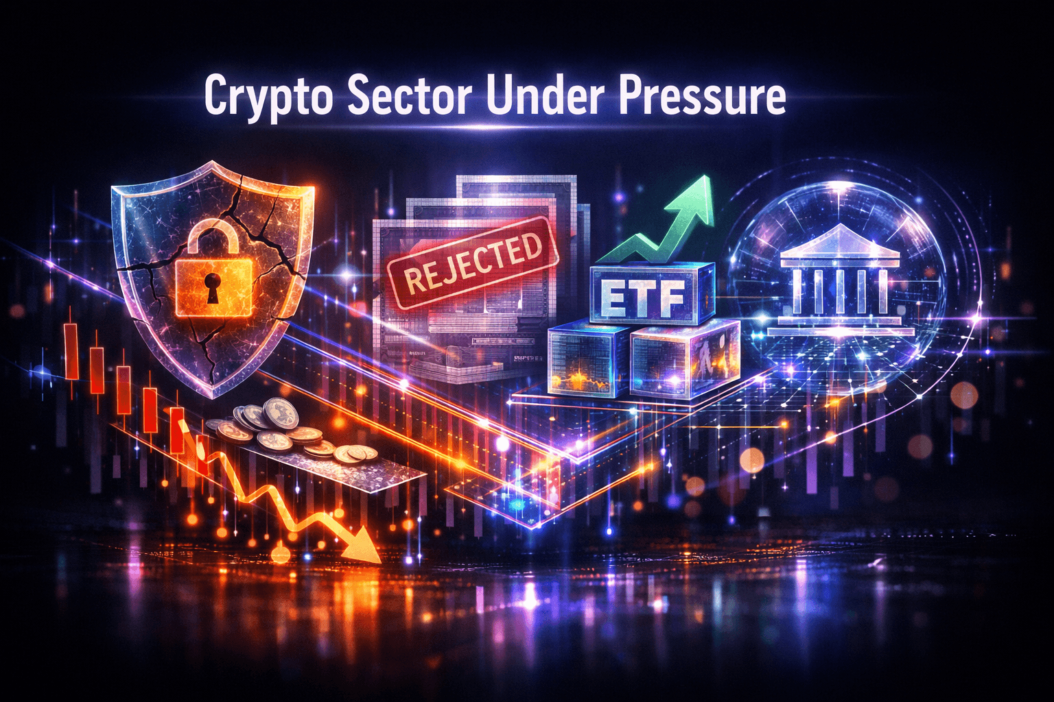 Crypto Sector Under Pressure, ETFs Mixed - Oct 25
