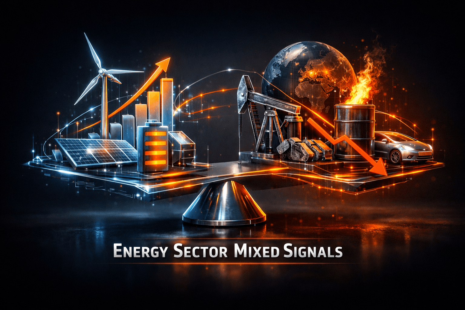 Energy Sector Mixed Signals - Apr 9 Wrap