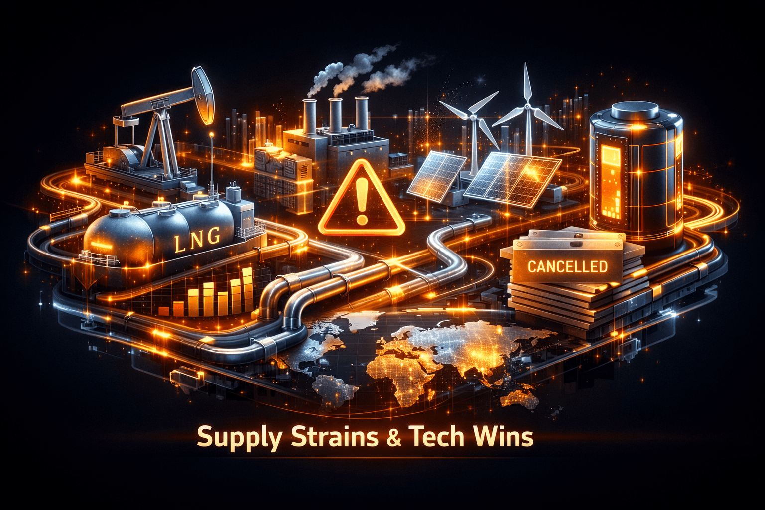 Energy Wrap: Supply Strains and Tech Wins - Apr 15