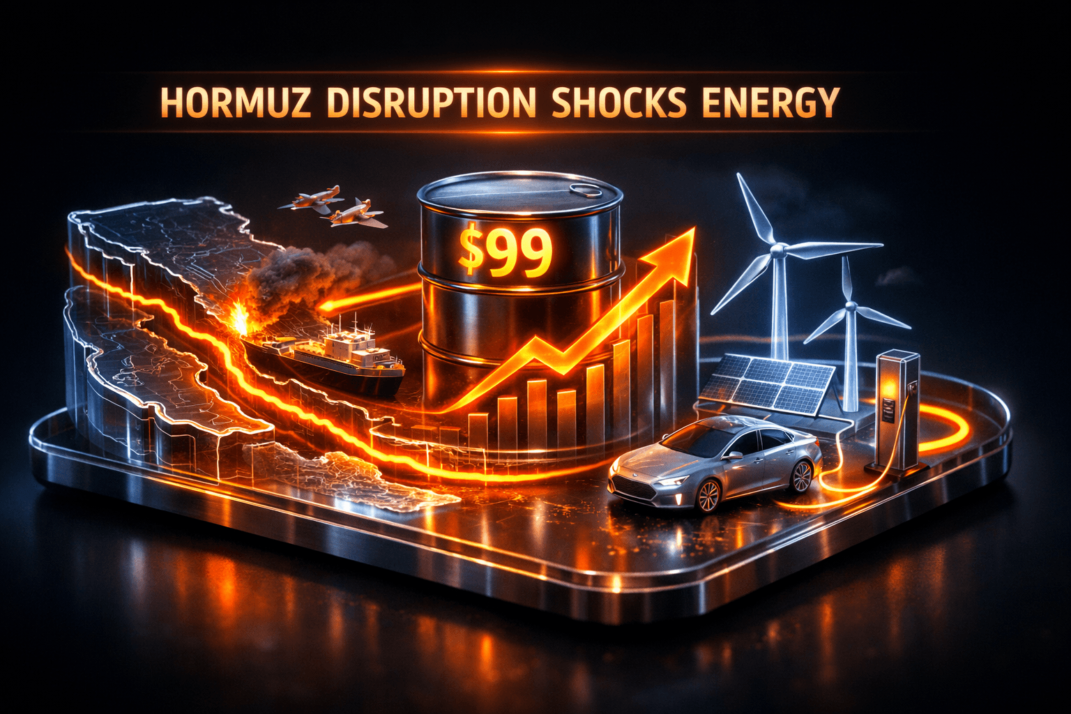 Energy Reacts to Hormuz Disruption, Oil Up Apr 16
