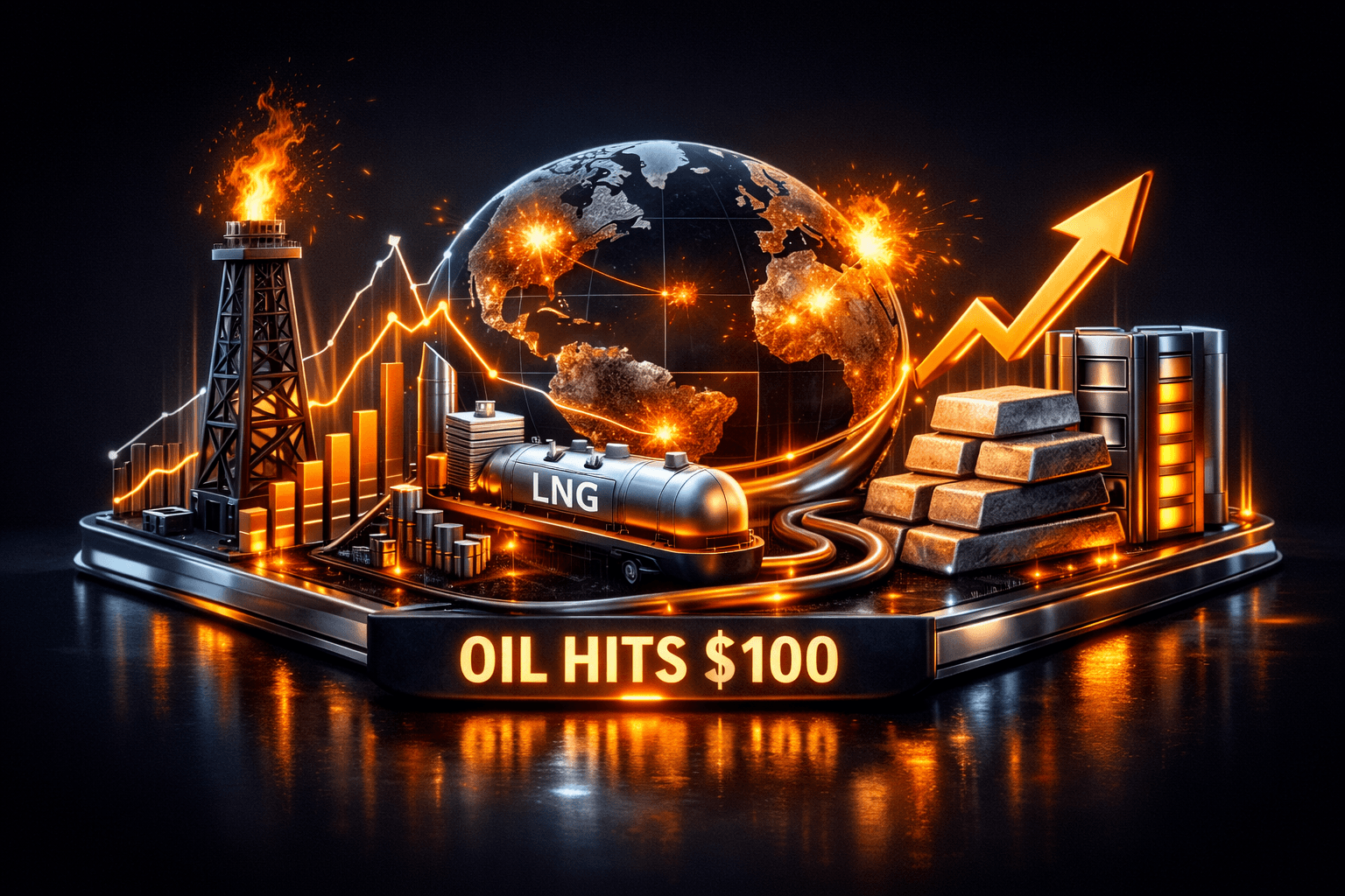 Energy Markets Rally on $100 Oil Shock - Apr 24