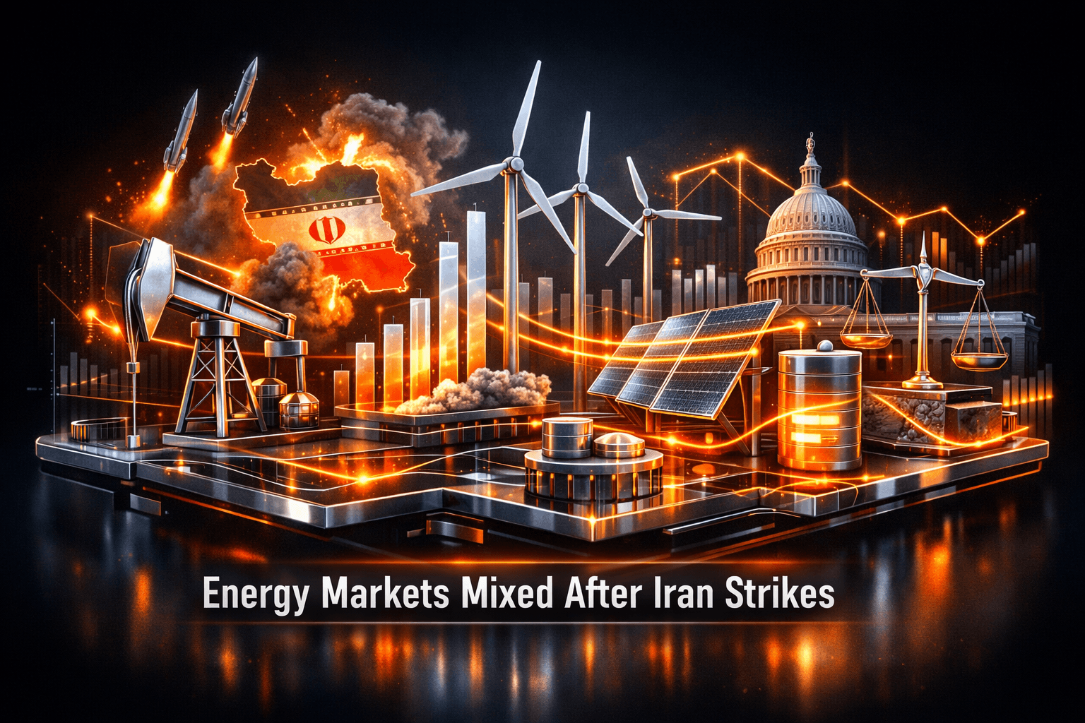 Energy Markets Mixed After Iran Strikes - Jun 3
