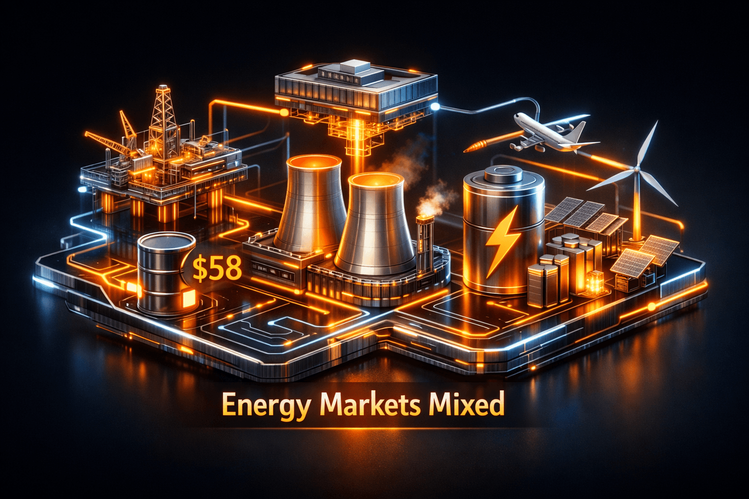 Energy Markets Mixed: Oil, Nuclear, Clean Tech - Oct 6