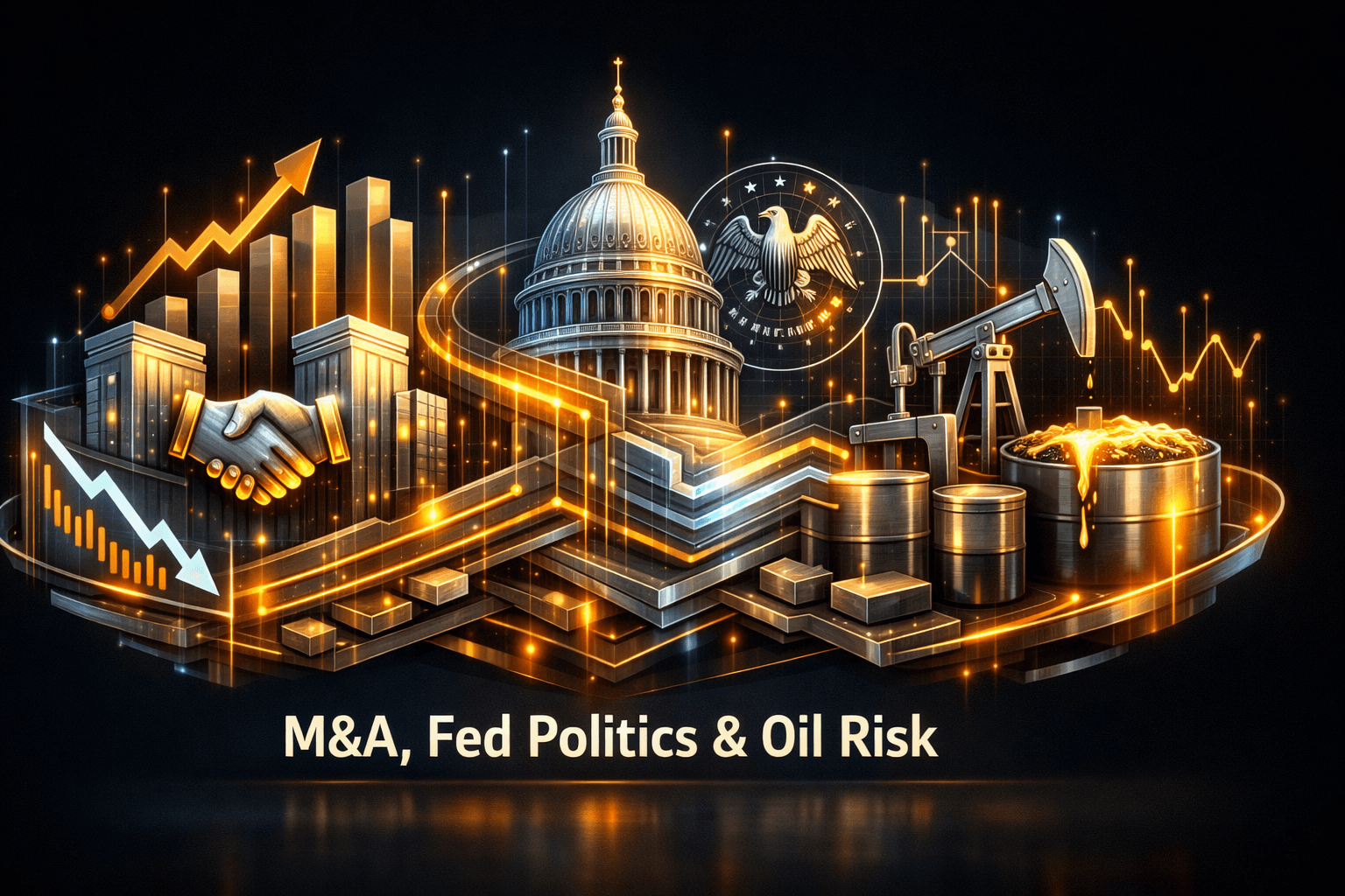 Finance & Banking: M&A, Fed Politics, Oil Risk - Apr 29