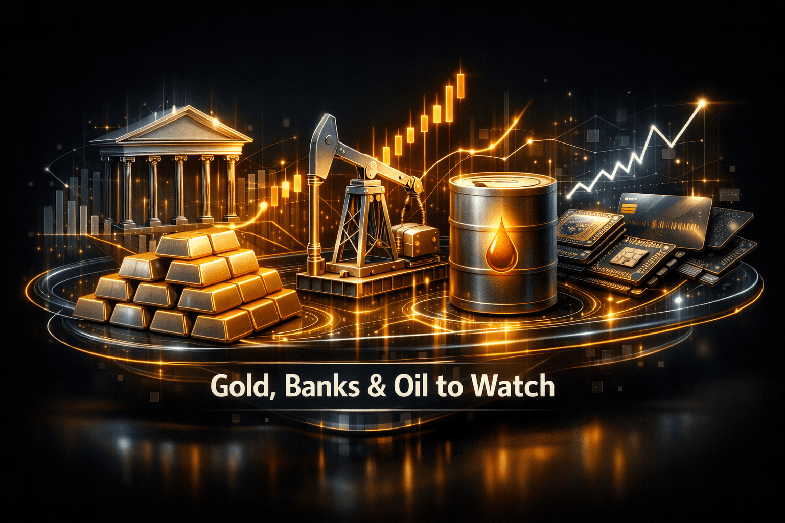 Finance & Banking: Gold, Banks and Oil to Watch - Jun 2