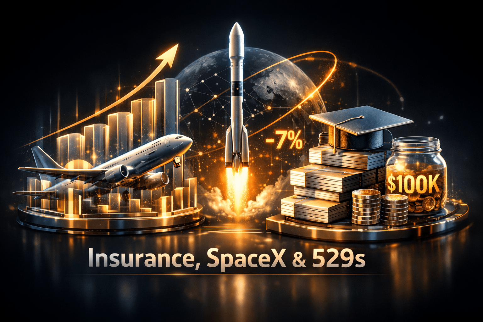 Finance & Banking Brief: Insurance, SpaceX, 529s - Aug 20