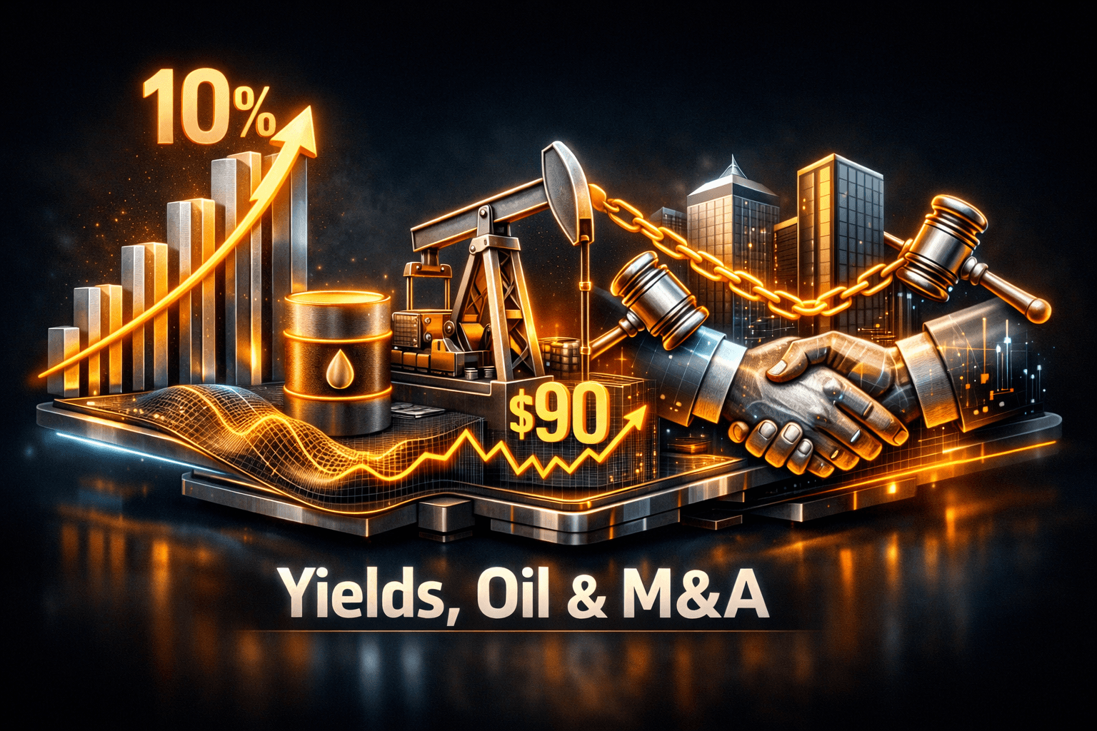 Finance & Banking: Yields, Oil and M&A - Aug 31