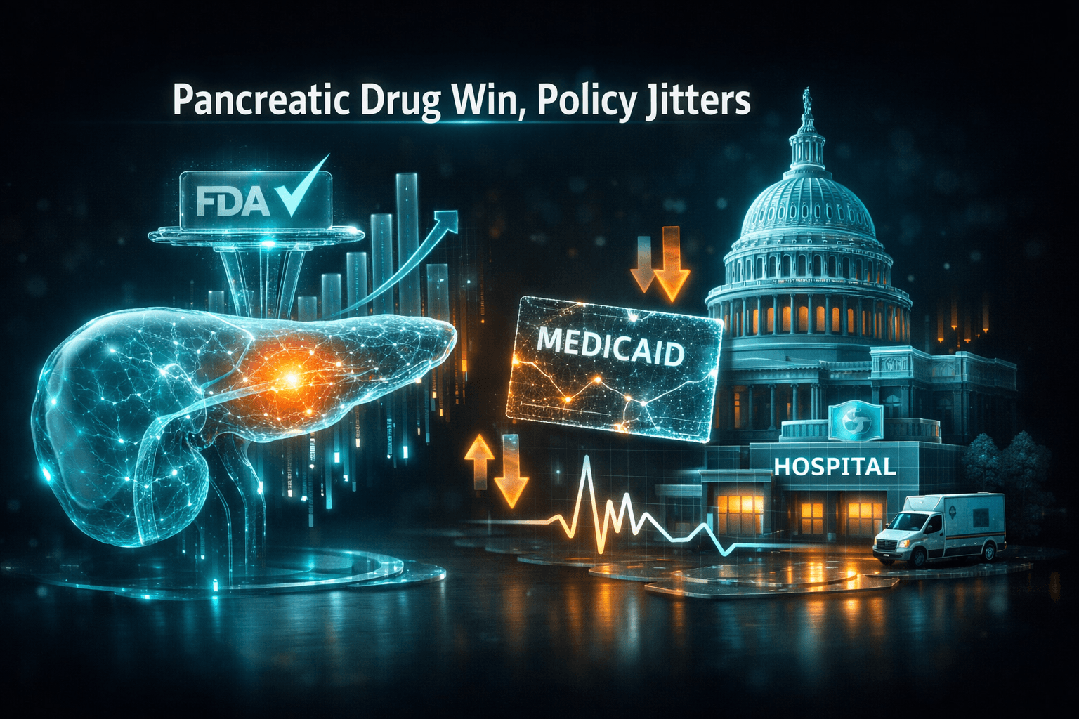 Healthcare: Pancreatic Drug Win, Policy Jitters - Aug 27