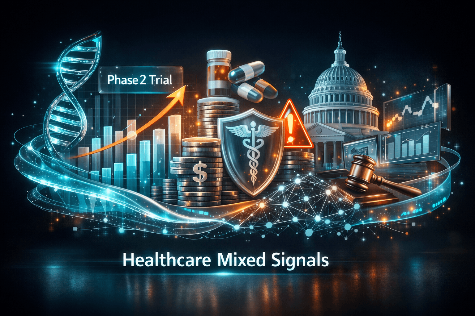 Healthcare Mixed Signals: Trials, Costs and Policy Risks - Sep 8
