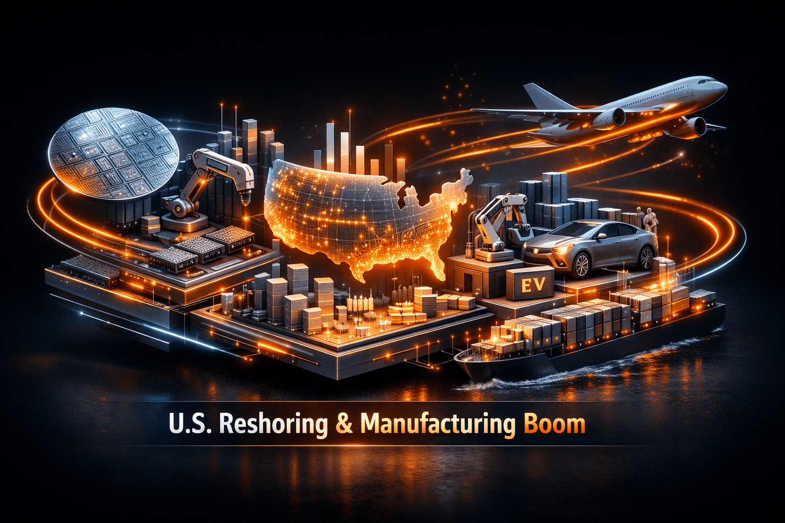 Industrial & Manufacturing Gains on U.S. Reshoring - Jul 9