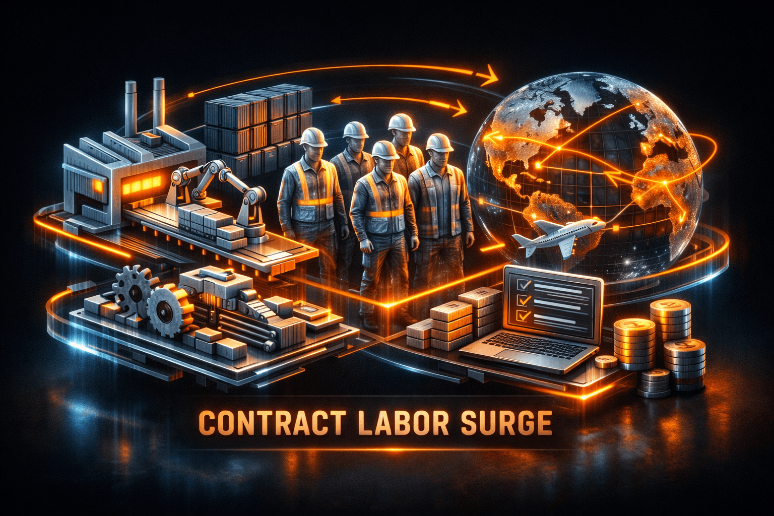 Industrial & Manufacturing: Contract Labor Boost - Aug 17