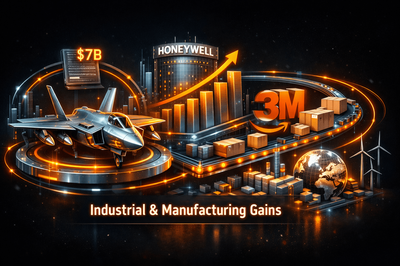 Industrial & Manufacturing Gains on Deals, Upgrades - Oct 22