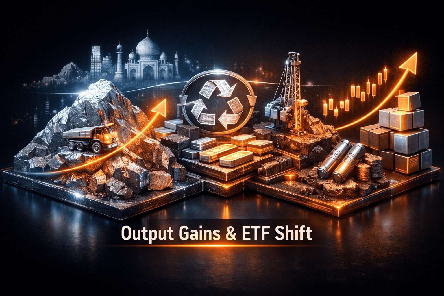 Materials & Mining: Output Gains and ETF Shift - Mar 25