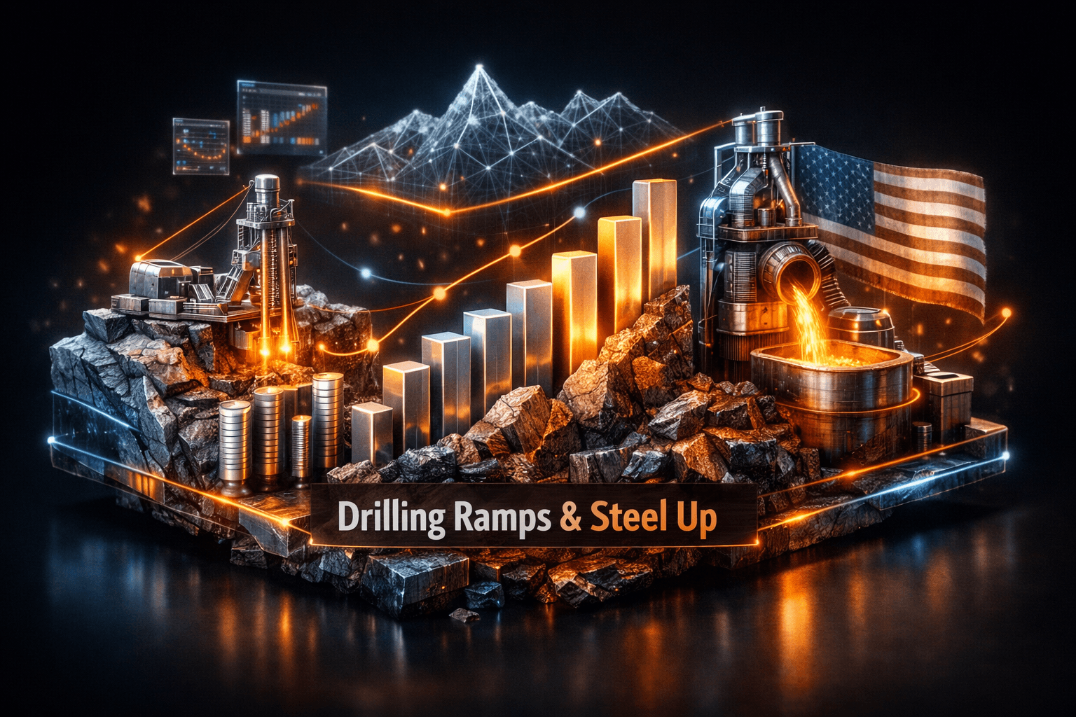 Materials & Mining: Drilling Ramps, Steel Up - Mar 31